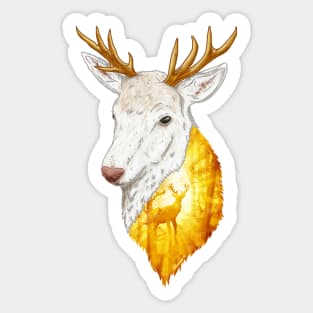 Enchanted Stag Sticker